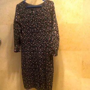 Tahari Animal Print Sweater Dress in large